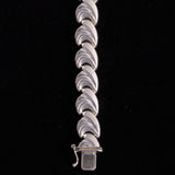 Sterling Silver Chain Link Bracelet, made in Italy