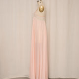 Pink Nightgown with Lace Detailing
