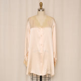 Treesha Silk Baby Pink Nightgown