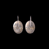 Sterling Silver Oval Multi-Stone Earrings