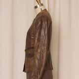 Prada Sport 2000's Brown Leather Jacket