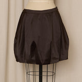 In Extenso Brown Bubble Skirt