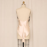 Baby Pink Silk Teddy Bodysuit