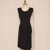 Prada Asymmetrical Black Dress