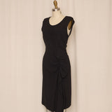 Prada Asymmetrical Black Dress