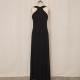 Ralph Lauren Halter Black Dress