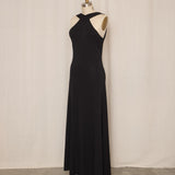 Ralph Lauren Halter Black Dress