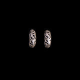 Sterling Silver Filigree Mini Hoop Earrings