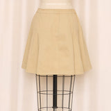 Vintage Burberry Pleated Tan Skirt