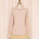 Etro Pastel Striped Button Up