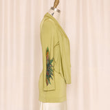 Just Cavalli Green V Cowl Neck Tunic