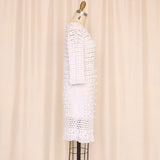 Handmade White Crochet Duster