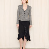 Allison Taylor Silk Ruffle Skirt