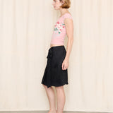 Prada Vintage Black Wrap Skirt