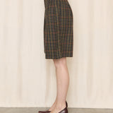 Vintage Plaid Wool Shorts