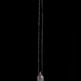 Antique Perfume Bottle Necklace with Purple Stones