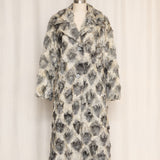 Vintage Grey Fur Coat