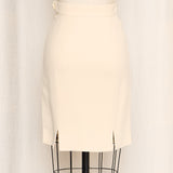 Christian Dior Boutique Cream Skirt Suit