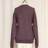 Vintage Sweater with "Climbers" Embroidery