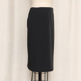 Prada Vintage Black Wrap Skirt