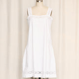 Antique Cotton Drop Waist Nightgown