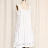 Antique Cotton Drop Waist Nightgown