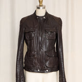 Chevignon Brown Leather Jacket