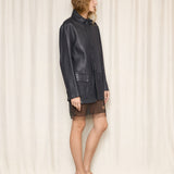 Giorgio Armani Textured Leather Jacket