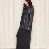Ralph Lauren Sport Navy Leather Jacket
