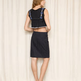 Miu Miu 2019 Crystal Embellishments Crop Top