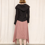 Brown Porto Cervo Sweater with Hood