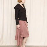 Brown Porto Cervo Sweater with Hood