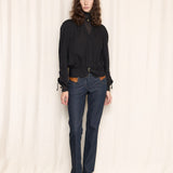 Roberto Cavalli Jeans with Leather Panels