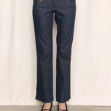 Roberto Cavalli Jeans with Leather Panels