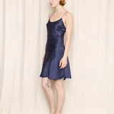 Victoria’s Secret Navy Silk Slip Dress
