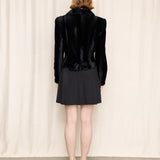 Gianfranco B Fitted Faux Fur Jacket
