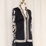 Christian Lacroix Cardigan with Floral Sleeves