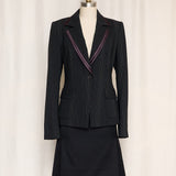 Christian Lacroix Wool Skirt with Front Panel