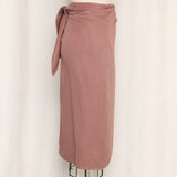 MaxMara Mauve Front Tie Skirt