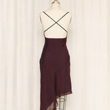 Motivi Plum Bias Cut Dress