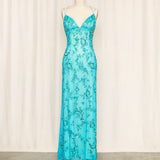 Scala Blue Beaded Dress