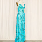 Scala Blue Beaded Dress