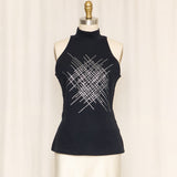 Versace Black Sleeveless Top