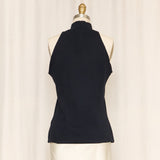 Versace Black Sleeveless Top