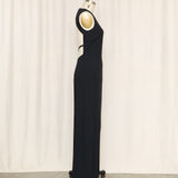 Emporio Armani Open Back Long Dress