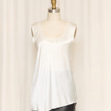 Vintage Silk Top with Embroidered Accents