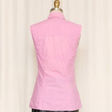 Versace Jeans Couture Pink Sleeveless Shirt