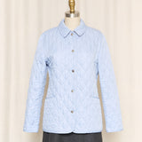 Burberry London Blue Diamond Quilted Jacket