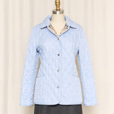 Burberry London Blue Diamond Quilted Jacket