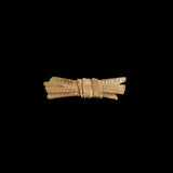 YSL Gold Tone Vintage Bow Brooch